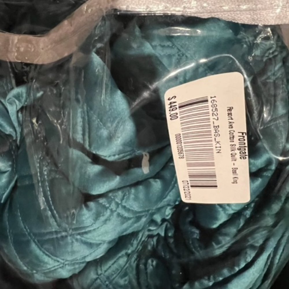 FRONTGATE: Resort Ava Cotton Silk Quilt